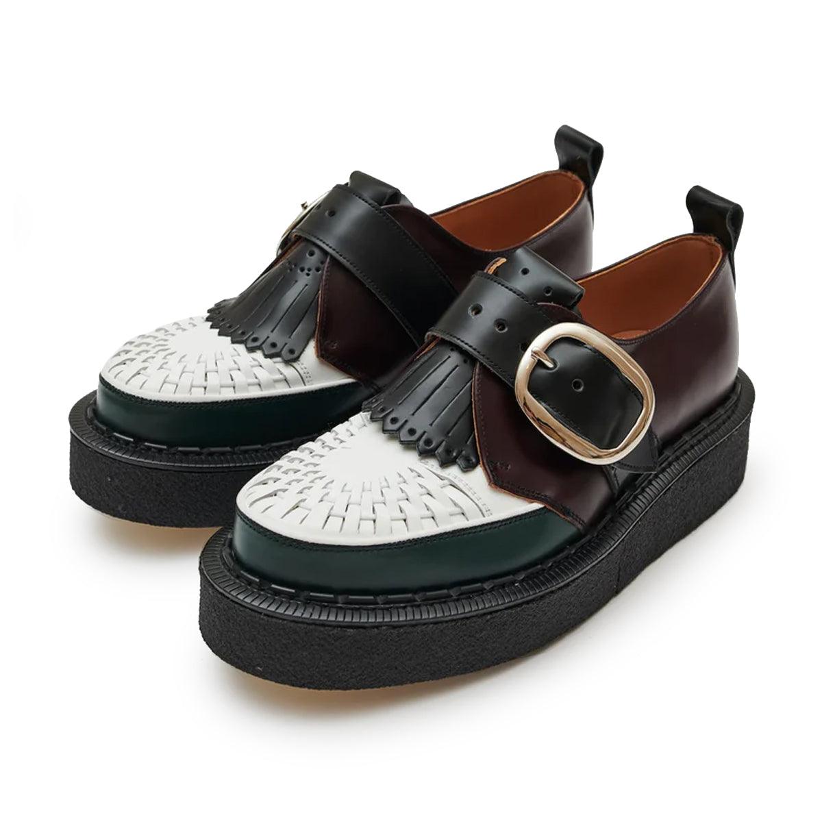 + George Cox Creeper 'Oxblood Green White'