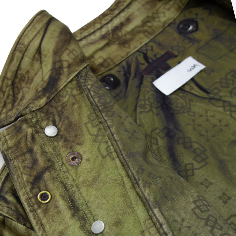 + TOLQ Printed M-65 Jacket 'Olive'