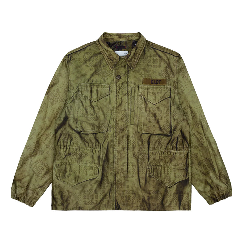 + TOLQ Printed M-65 Jacket 'Olive'