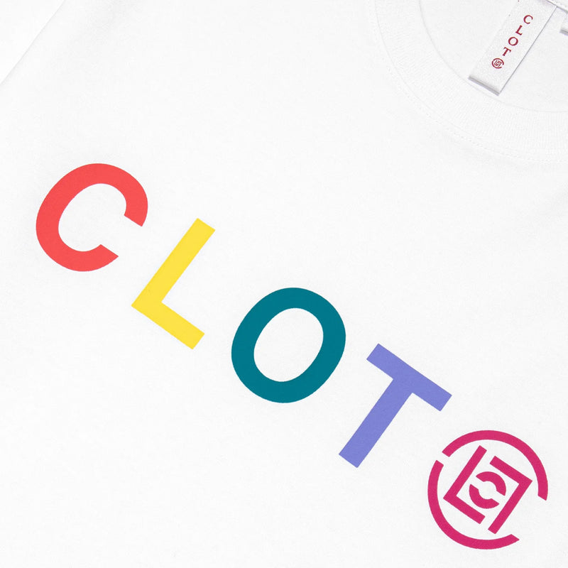 Rainbow Logo Tee 'White'