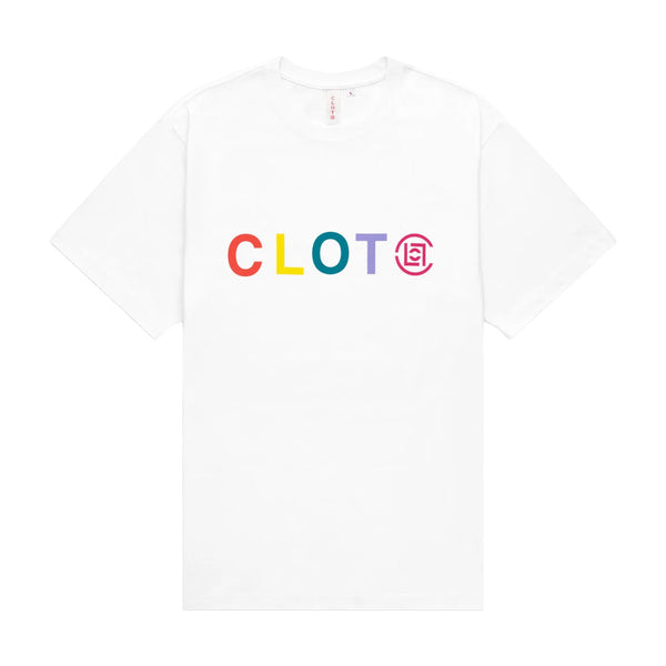 Rainbow Logo Tee 'White'