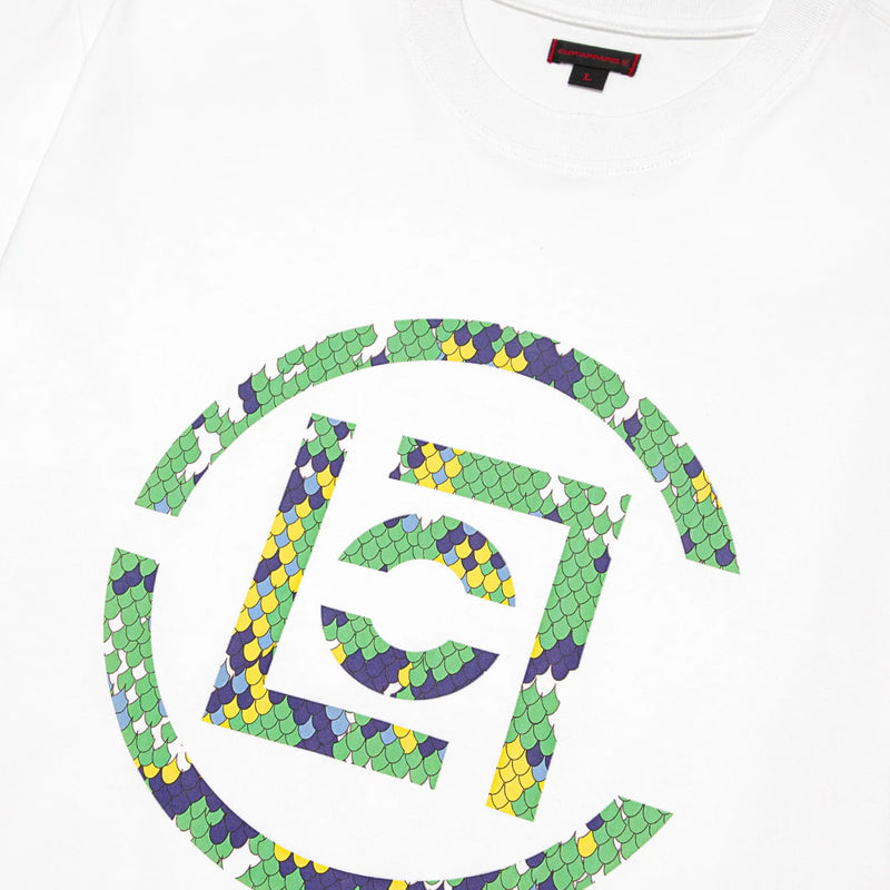 Snake Logo Tee 'White'