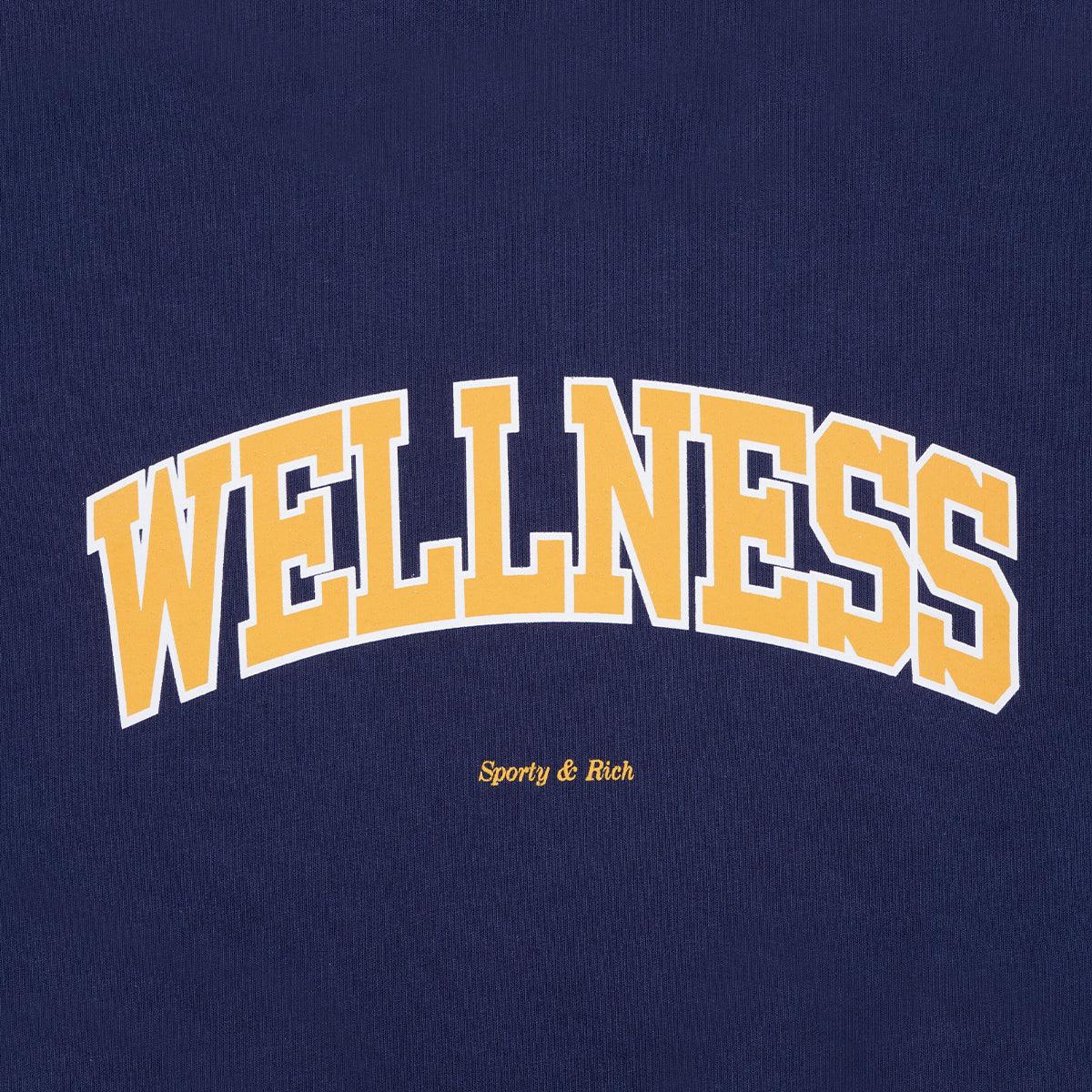 ★Sporty & Rich★ Wellness Ivy Crew Neck Navy CRAW2320NA Wellness Ivy Crewneck - Navy/Red – Sporty & Rich