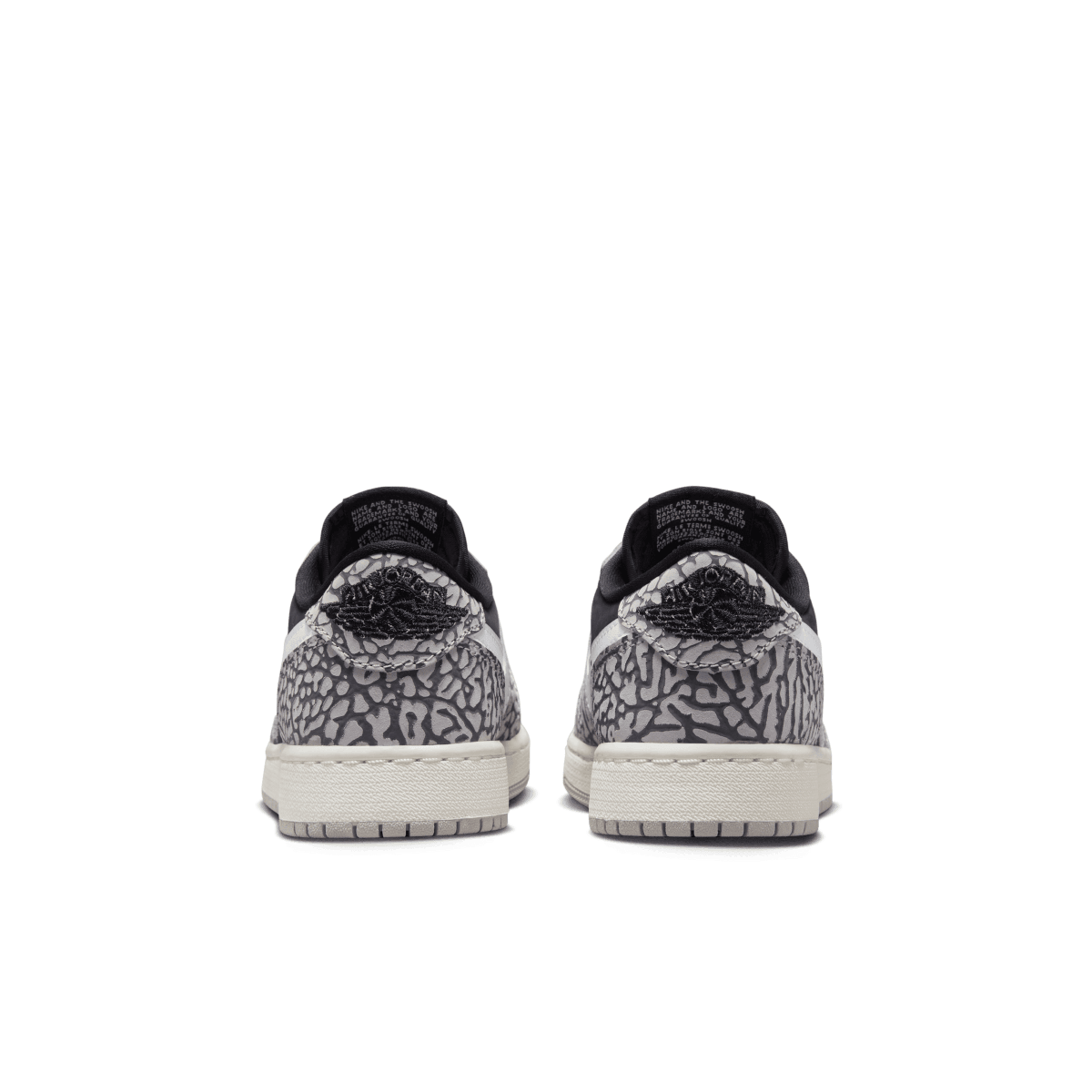 Jordan Brand Kid's Air Jordan 1 Retro Low OG 'Black Elephant Jordan Brand Kid's Air Jordan 1 Retro Low OG 'Black Elephant