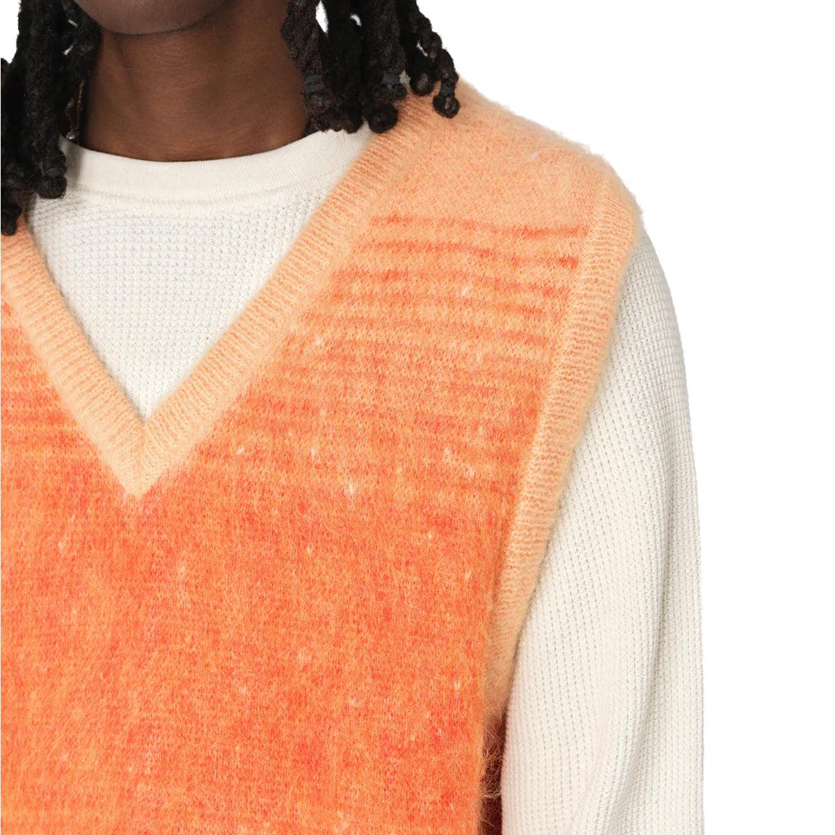 Gradient Mohair Vest 'Sunkist'