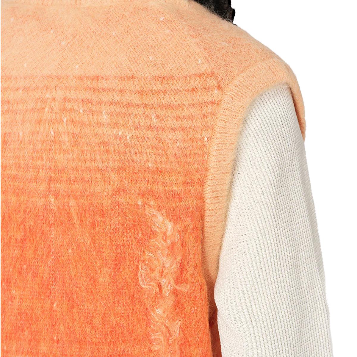 Gradient Mohair Vest 'Sunkist'