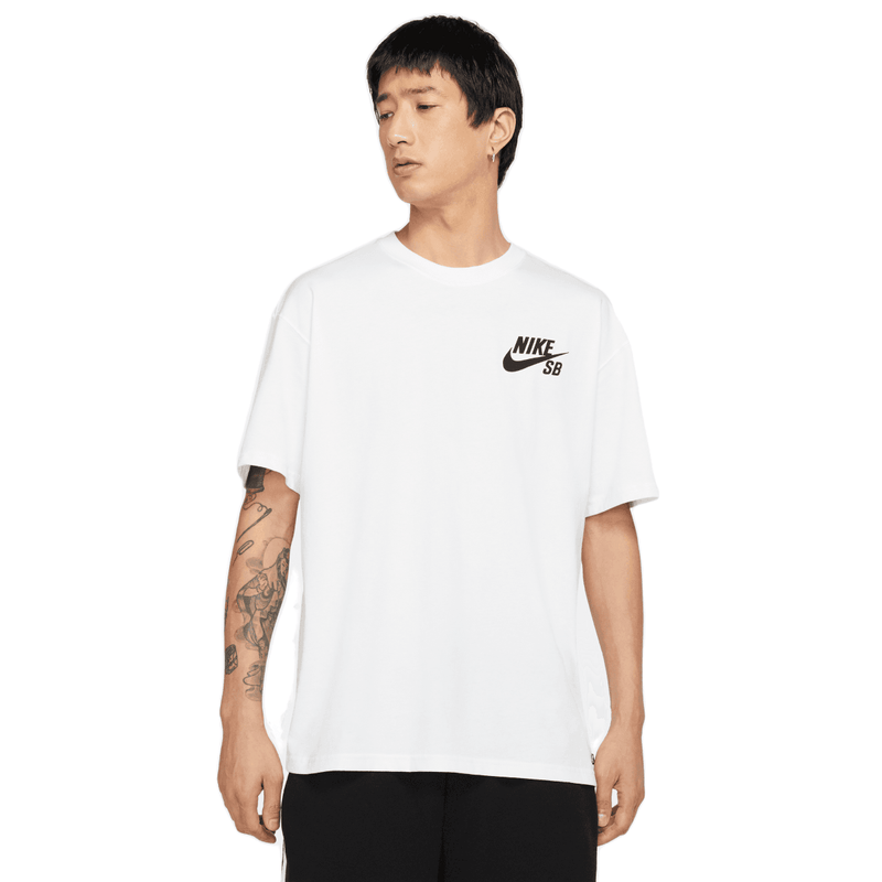 White nike 2025 sb shirt