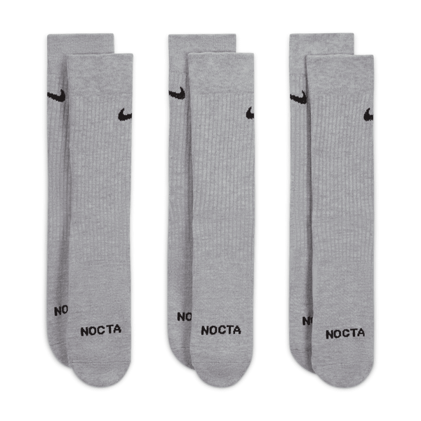 + NOCTA Crew Socks 3-Pack 'Grey'