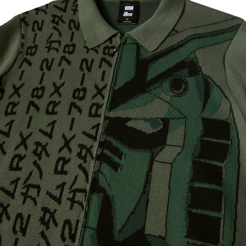 + Mobile Suit Gundam Destroy Gundam Zip Sweater 'Green'