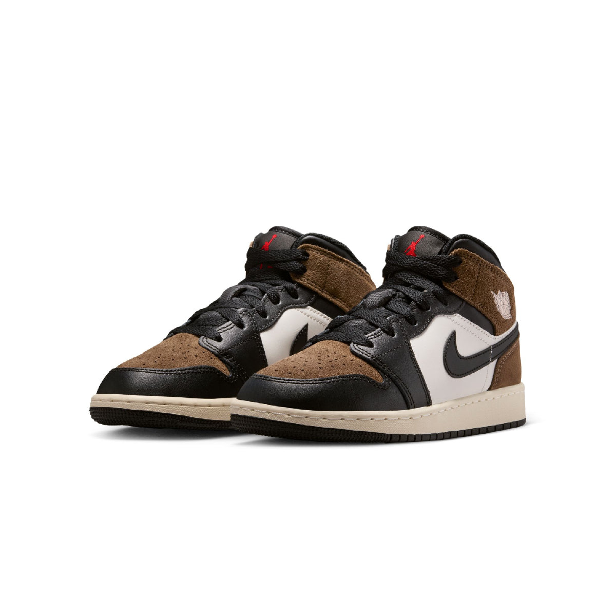 Kids Air Jordan 1 Mid 'Black Phantom'