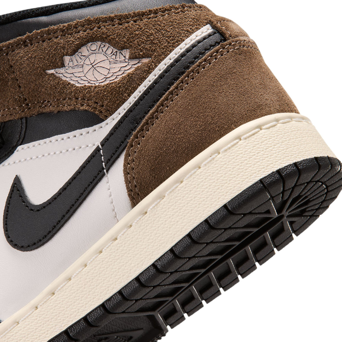 Kids Air Jordan 1 Mid 'Black Phantom'
