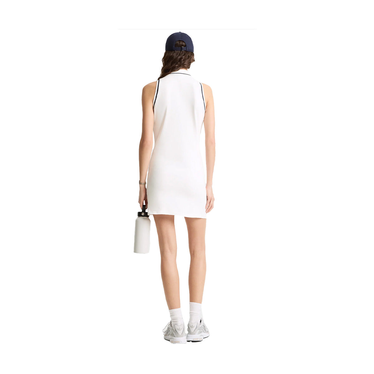Vendome Pique Polo Dress 'White'