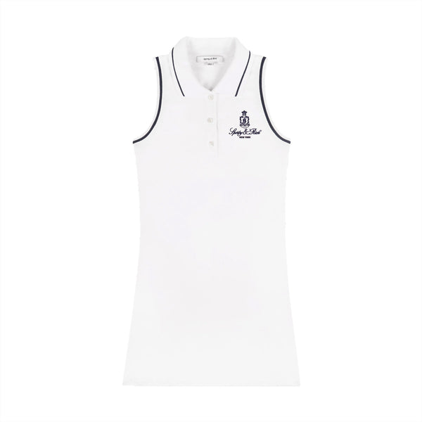 Vendome Pique Polo Dress 'White'