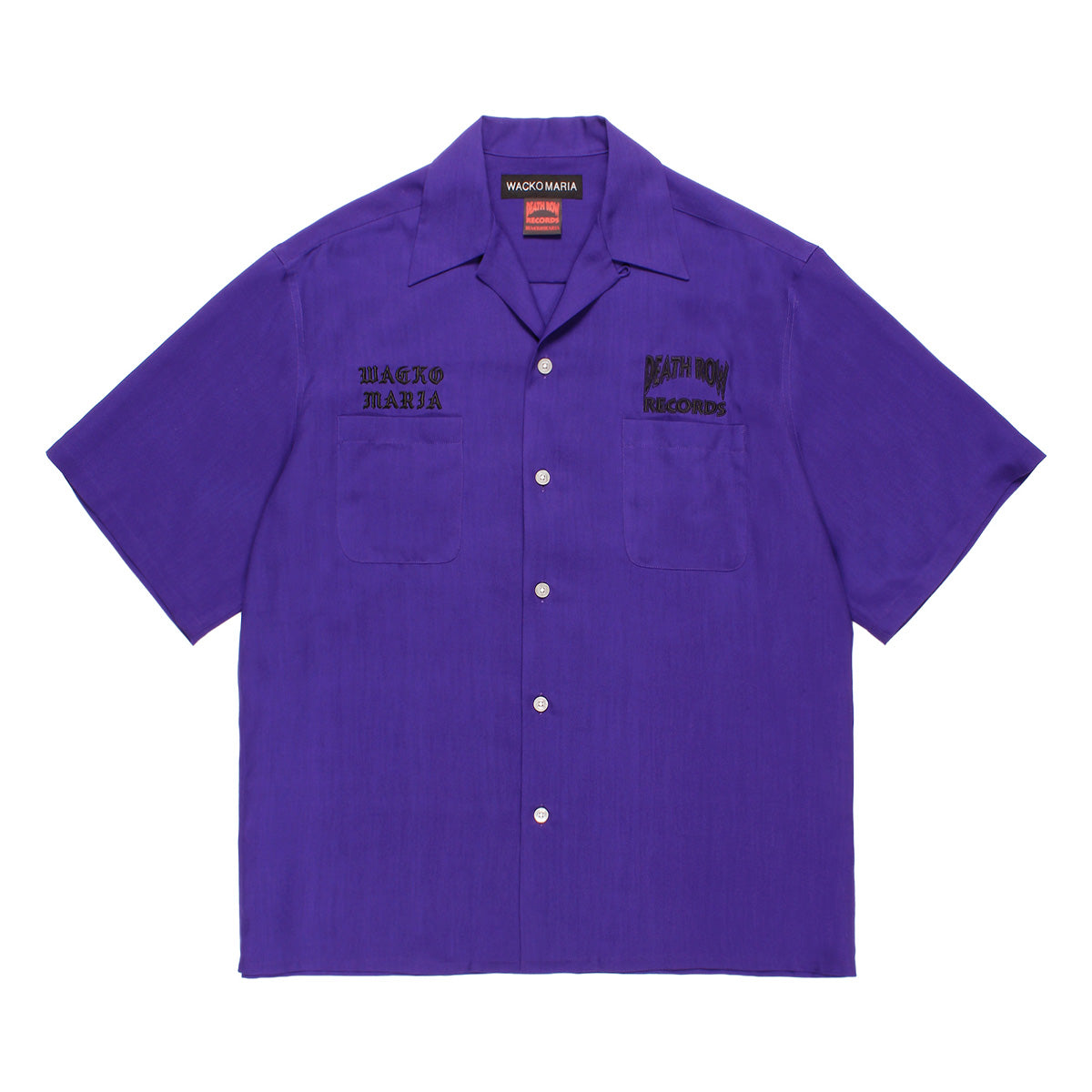 ワコマリア WACKO MARIA 50'S SHIRT PURPLE Mサイズ WACKO MARIA | + Death Row Records 50's Shirt 'Purple' | Limited