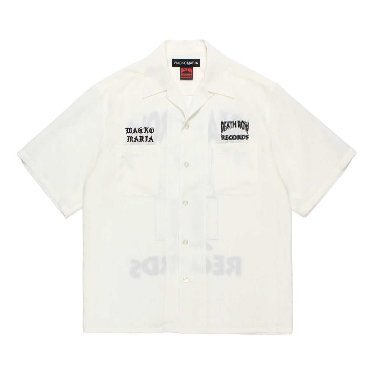 WACKO MARIA | + Death Row Records 50's Shirt 'White' | Limited Edt