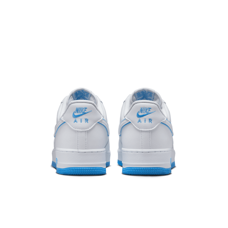 Nike air force one white university blue on sale