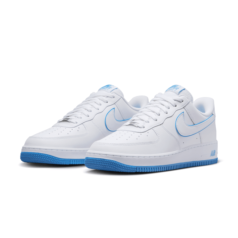 Nike air force 2025 1 blue logo