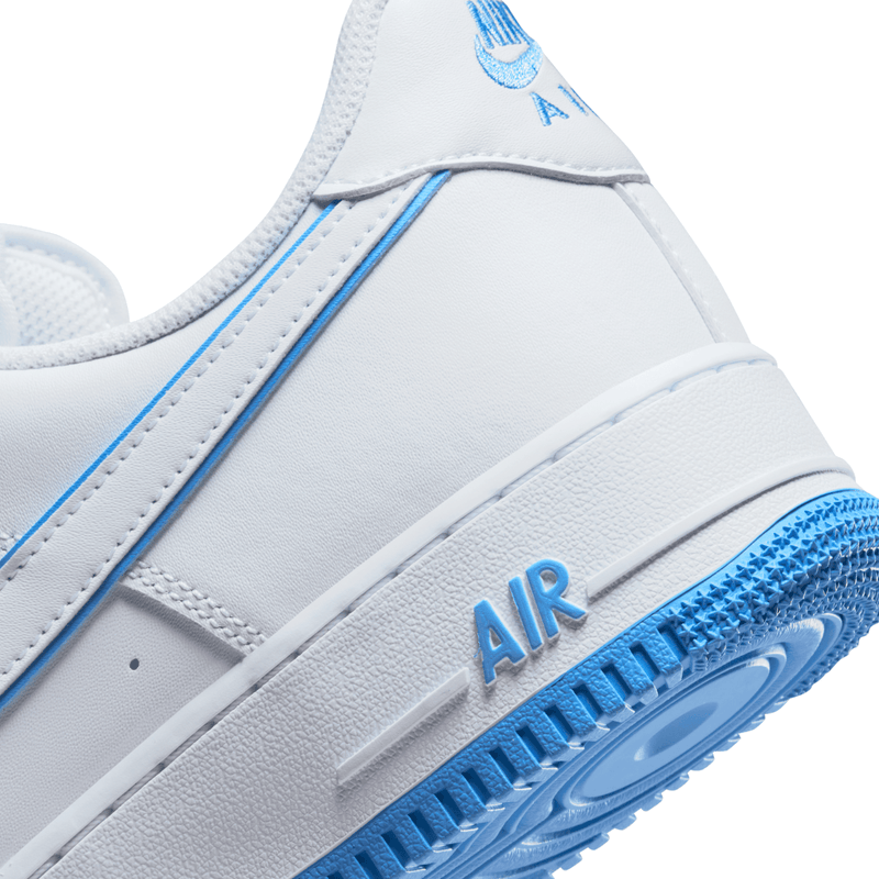Air force 1 2025 white and light blue