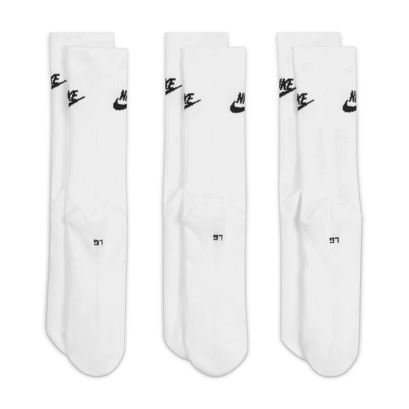Everyday Essential Crew Socks 3-Pack 'White'