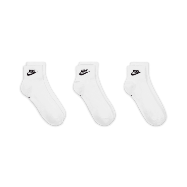 Everyday Essential Ankle Socks 3-Pack 'White'