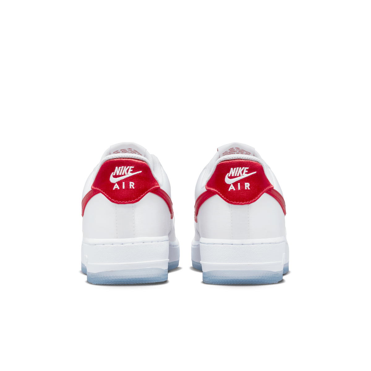 Nike Wmns Air Force 1 07 Satin White Red Limited Edt