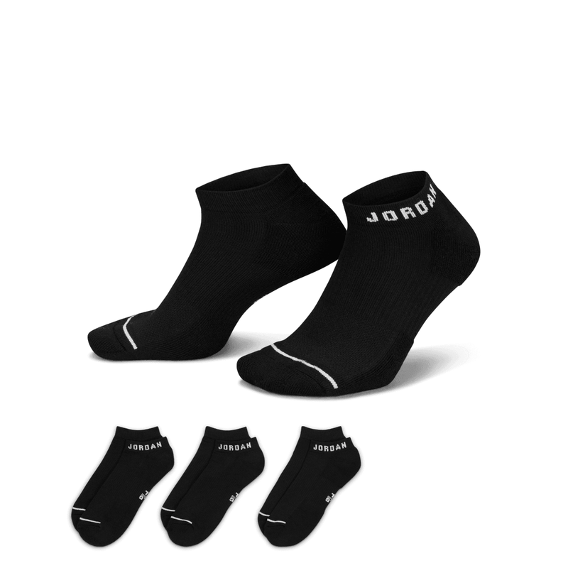 Everyday No-Show Socks 3-Pack 'Black'