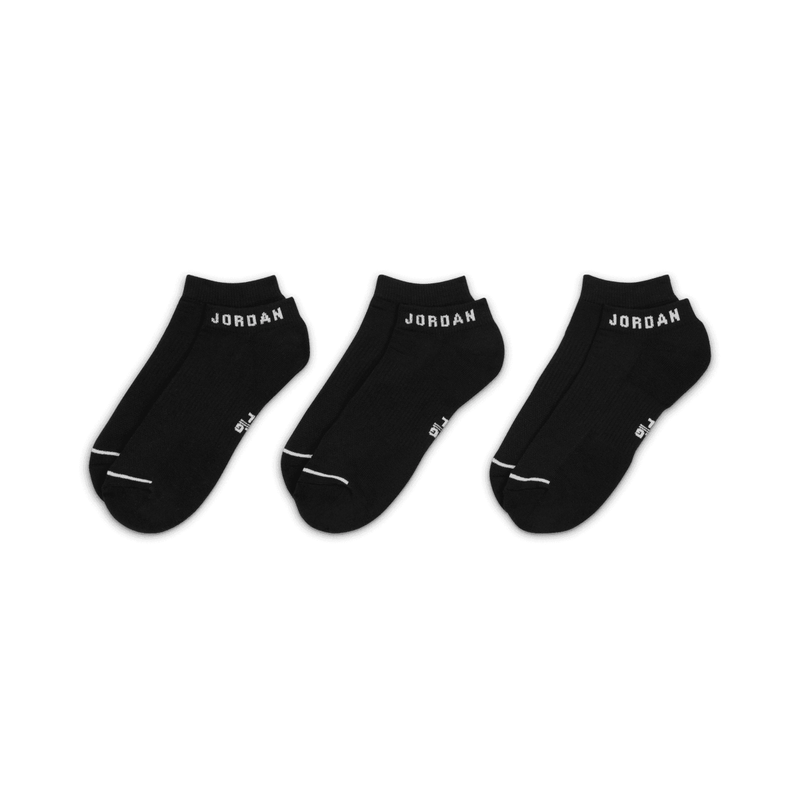 Everyday No-Show Socks 3-Pack 'Black'