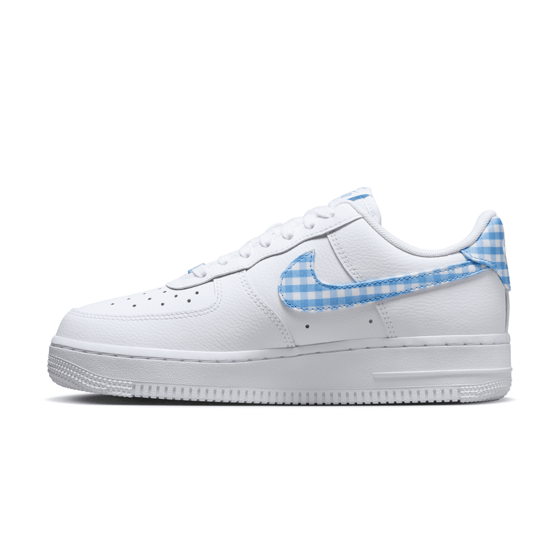 White and blue 2025 air force 1 womens