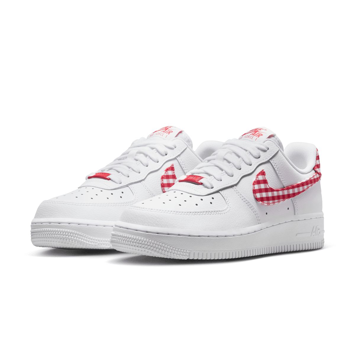 Nike Air Force 1 07 Gingham Red Limited Edt