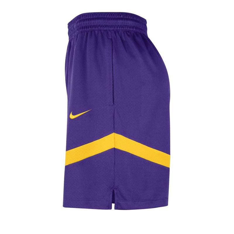 Los Angeles Lakers MNK Dri-Fit Prac Icon+ 8inch Shorts ' Purple