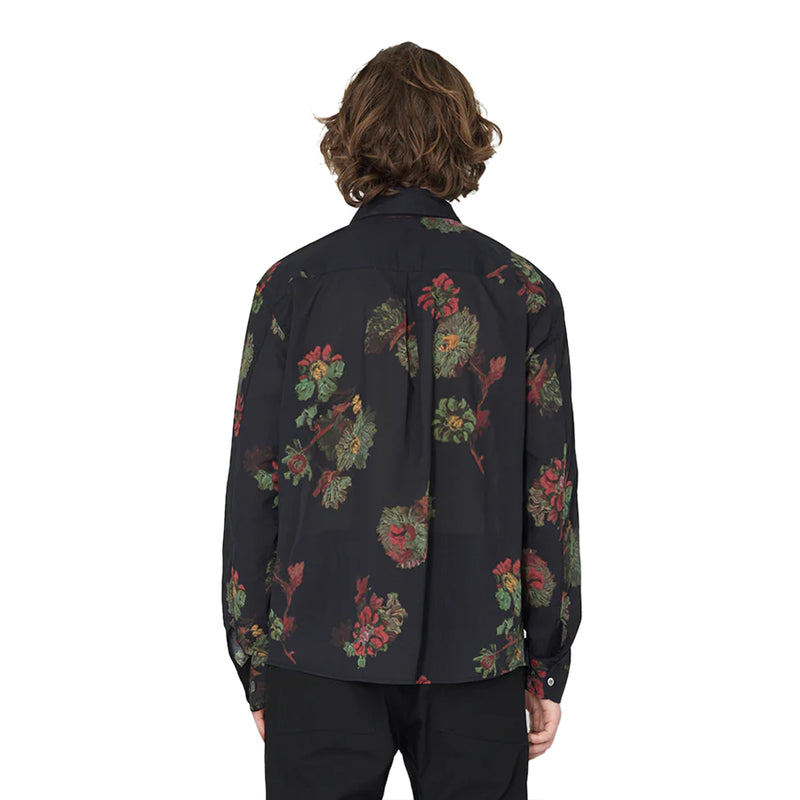 Cloak Button Up Shirt 'Forest Floral'