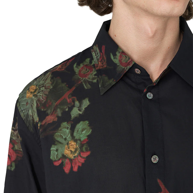 Cloak Button Up Shirt 'Forest Floral'