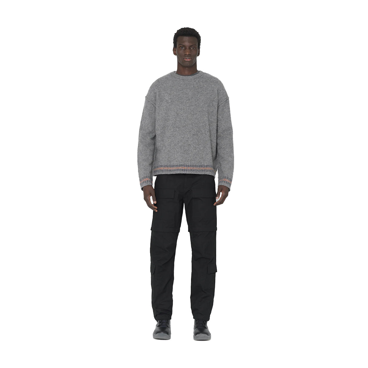 Ripstop Zip Cargo Pant 'Black'