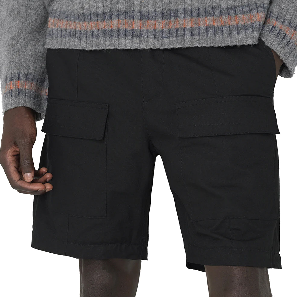 Ripstop Zip Cargo Pant 'Black'