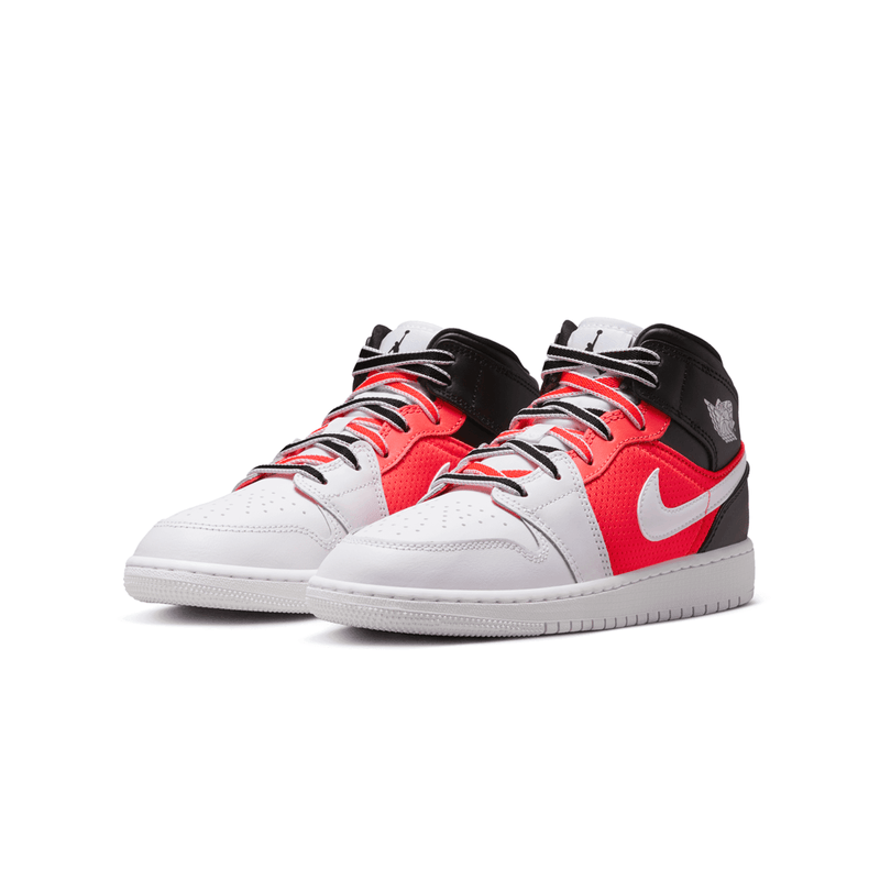 Nike air jordan 1 mid black/infrared 23-white 19sp-i online