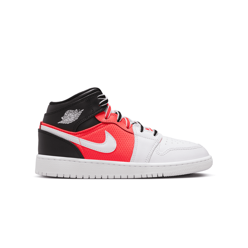 Kid’s Air Jordan 1 Mid SE 'White Black Infrared'