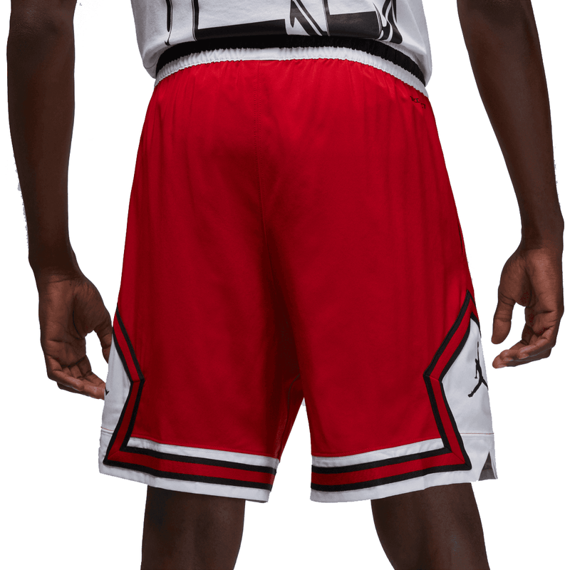 Red black and white 2025 shorts