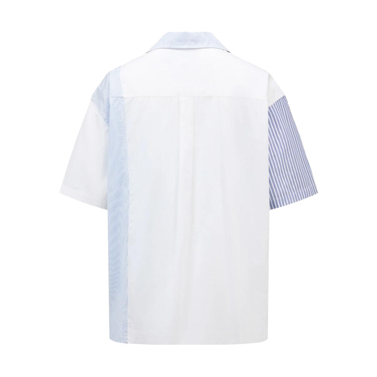 Patched Panel S/S Shirt 'White'