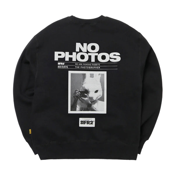 No Photos Sweatshirt 'Black'
