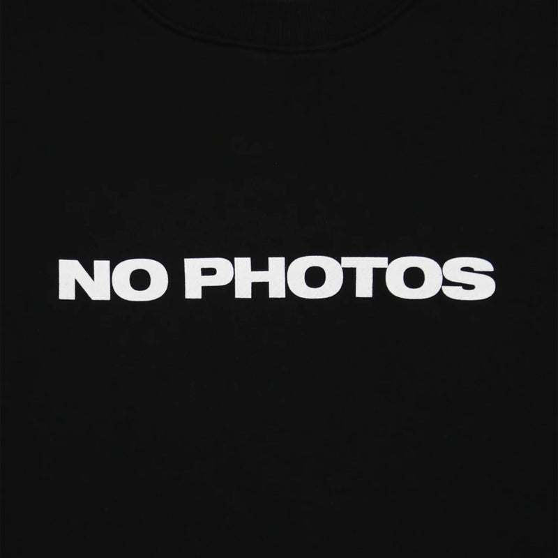 No Photos Sweatshirt 'Black'