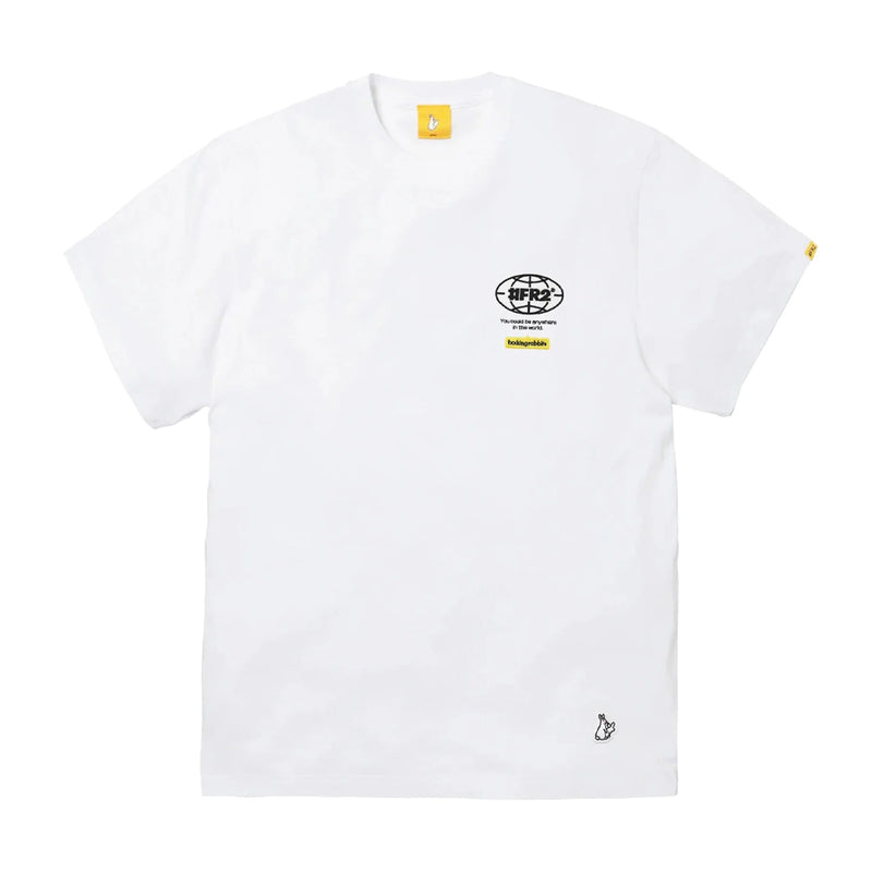 Earth Logo Embroidery Tee 'White'