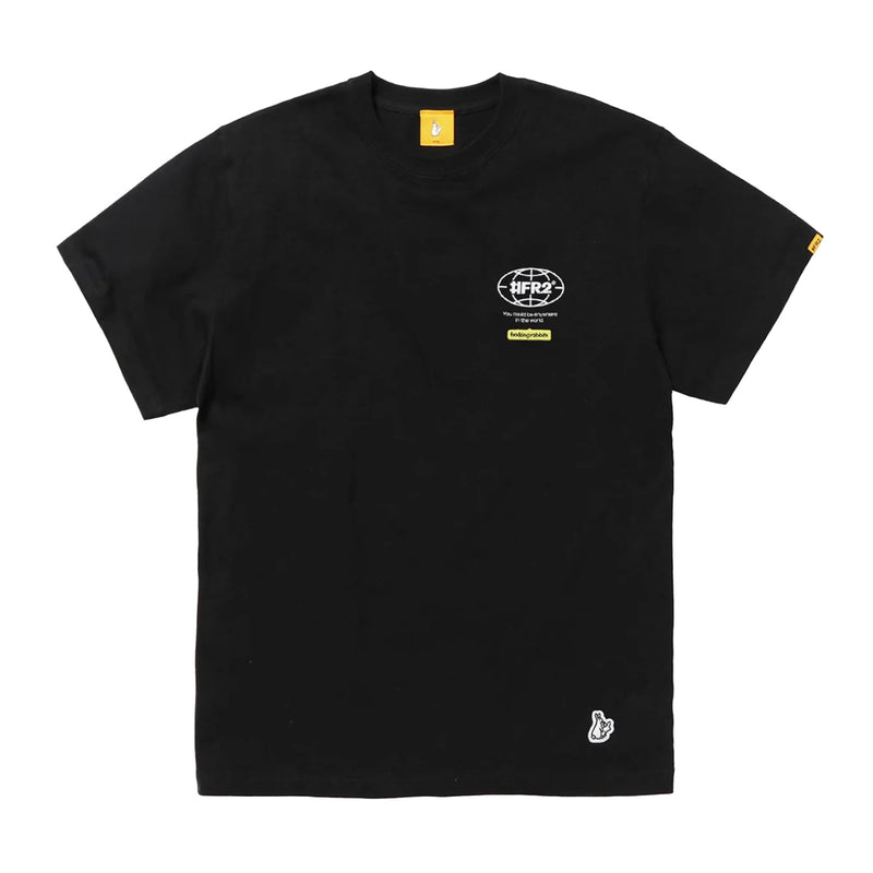 Earth Logo Embroidery Tee 'Black'