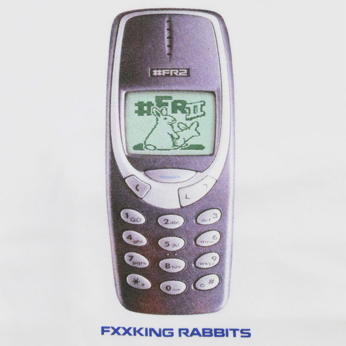 FR2 Rabbits Phone Tee 'White' – Limited Edt