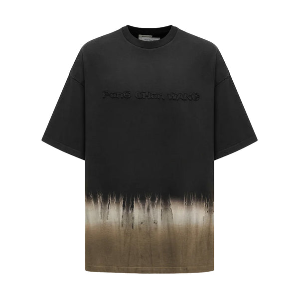 Tie-Dye Logo Tee 'Black Khaki'