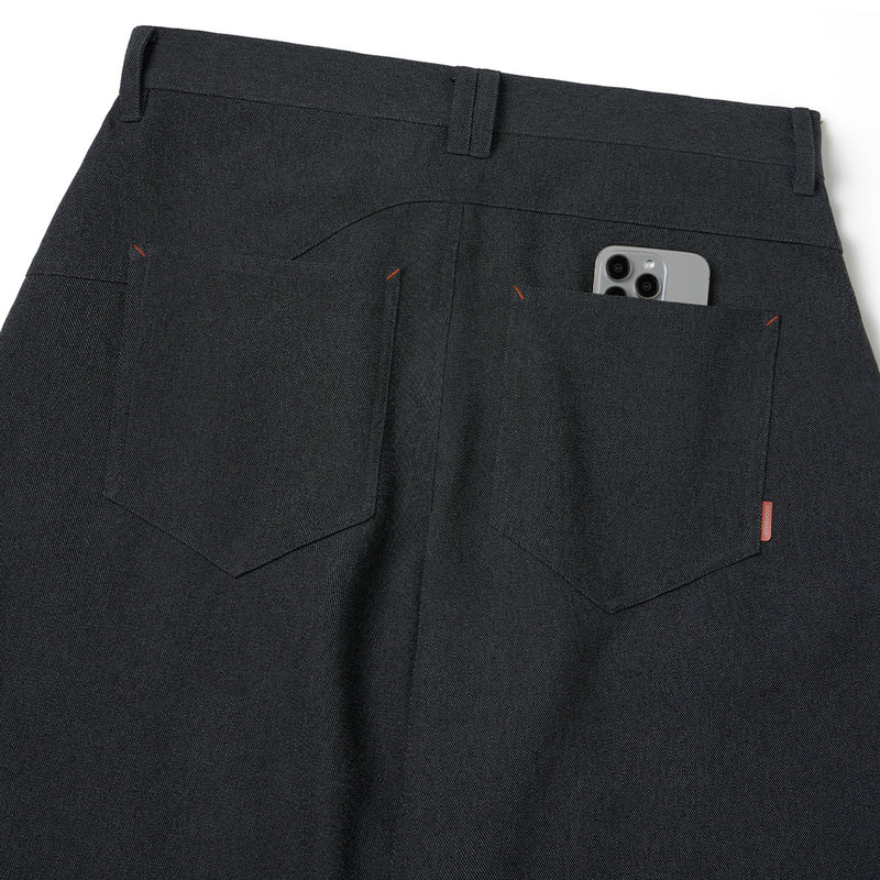 DN-01 Artisanal Slice-Cutting Denim Pants 'Shadow'