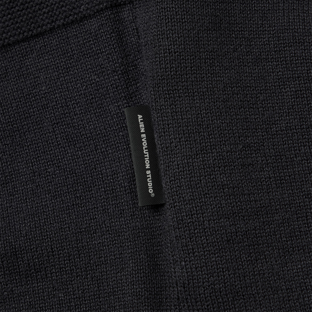 + AES G.A.T-01K Checkerboard Knit Polo Shirt 'Shadow'