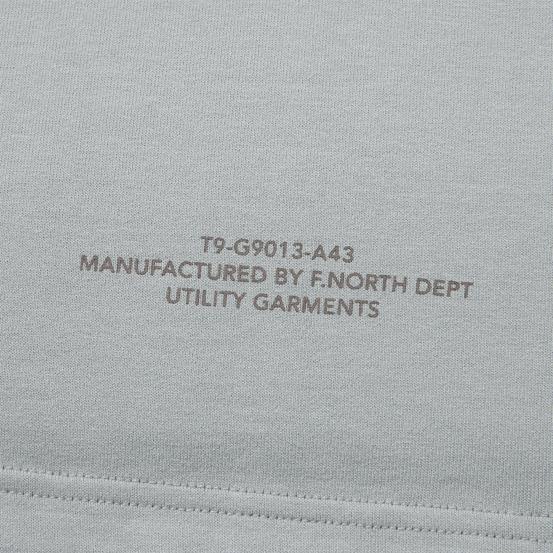 + AES + T9G G.A.T-01T Oversized Tee 'Light Grey'