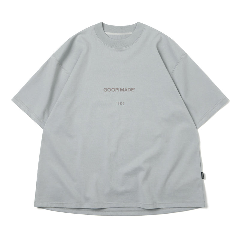 + AES + T9G G.A.T-01T Oversized Tee 'Light Grey'