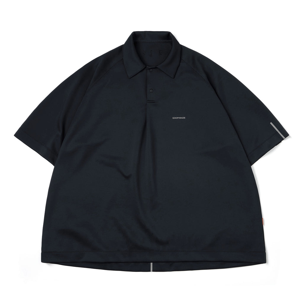 GOOPi MADE Oversized Polo Shirt Bathyal