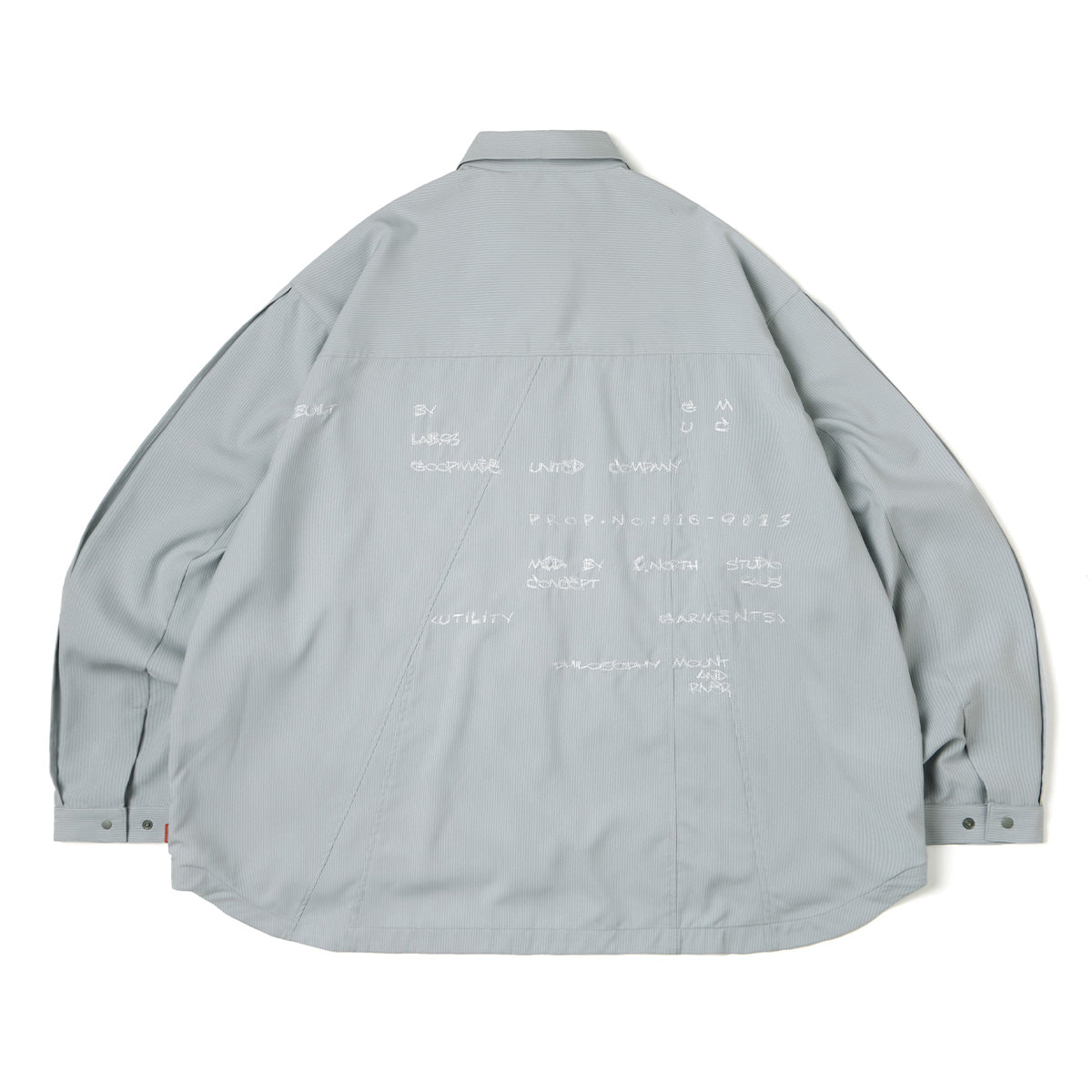 MA-Z3 Mode Architekt Emroidered Shirt 'Light Grey'